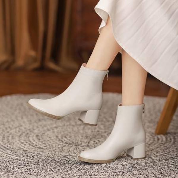 Elegant Handmade Leather Women's Shoes: Luxurious Craftsmanship(Edfmr318-1)