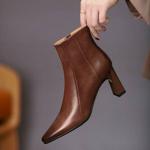 Handcrafted Luxury Leather Women's Shoes: Exquisite Quality & Elegance(Edfmr306-1)