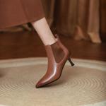 Handcrafted Luxury Leather Women's Shoes: Elegance Meets Superior Craftsmanship(Edfmr505-5)