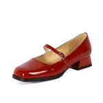 Handcrafted Genuine Leather Woman Shoes: Elegant Luxury Craftsmanship(Edfmr-538)