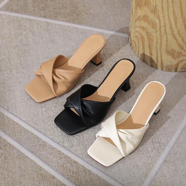 Exquisite Handcrafted Leather Women's Shoes - Luxe Elegance(Edfmr5578)