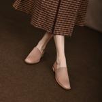 Handcrafted Leather Women's Shoes: Elegance in Every Detail(Edfmr573-1)