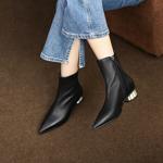 Handcrafted Genuine Leather Women's Shoes: Luxurious Elegance(Edfmr579)