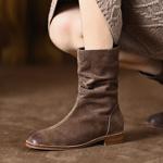 Handcrafted Leather Women's Shoes: Premium Elegance, Luxurious Artistry, Timeless Quality(Edfmr601-1)
