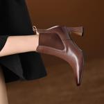 Crafted Luxury: Handmade Leather Women's Shoes(Edfmr563-5)