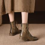 Handcrafted Luxury Leather Women's Shoes: Elegant Craftsmanship & Quality(Edfmr377-6)