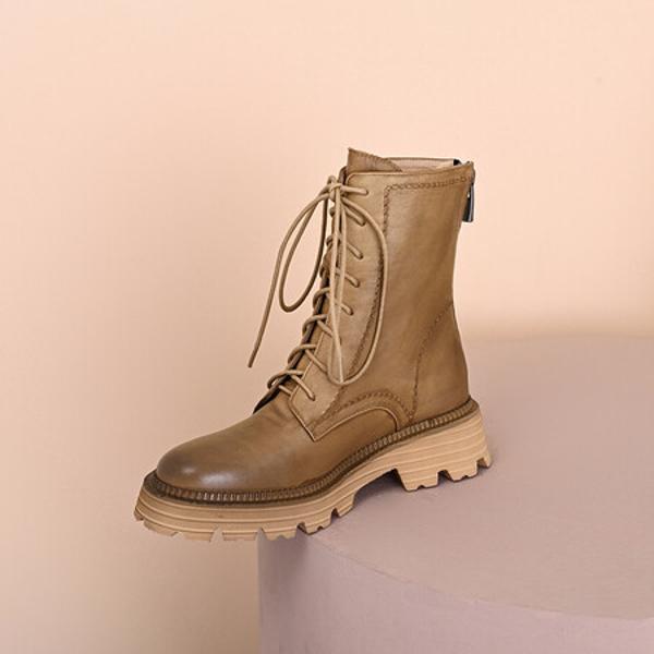 Elegant Handmade Genuine Leather Women's Shoes(Edfmr6188)