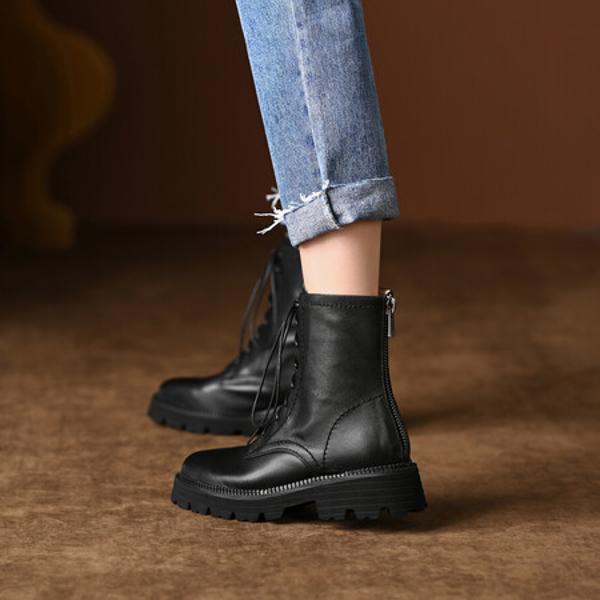 Elegant Handmade Genuine Leather Women's Shoes(Edfmr6188)