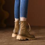 Elegant Handmade Genuine Leather Women's Shoes(Edfmr6188)