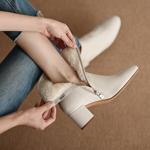 Exquisite Handcrafted Leather Shoes for the Elegant Woman(Edfmr3223)