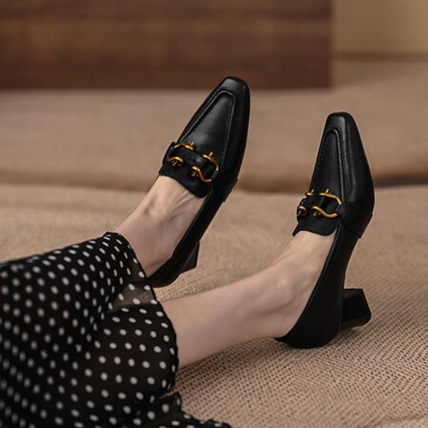 Handcrafted Genuine Leather Women's Shoes - Elegant Luxury(Edfmr1497862)