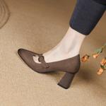 Elevate Elegance: Handcrafted Genuine Leather Women’s Luxury Shoes(Edfmr6355)