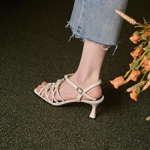 Handcrafted Luxury Leather Women's Shoes: Exquisite Quality & Elegant Design(Edfmr6591)