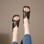 Elegant Handmade Leather Women's Shoes: Luxurious Craftsmanship & Quality(Edfmr6555)