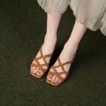 Handcrafted Luxury Leather Shoes for Elegant Women(Edfmr6595)