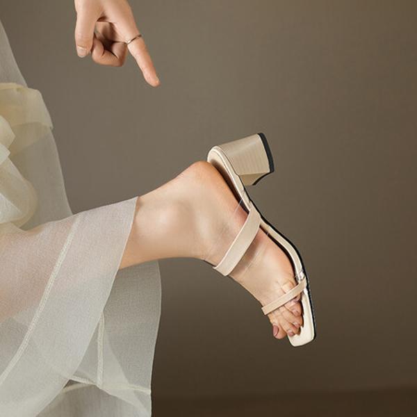 Elegant Handmade Leather Women's Shoes - Exquisite Craftsmanship(Edfmr6566)