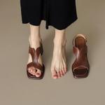 Handcrafted Luxury Leather Women's Shoes: Exquisite Elegance in Every Stitch(Edfmr-6573)