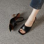 Handcrafted Luxury Leather Women's Shoes for Elegant Style(Edfmr-6821)