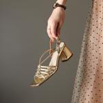 Handcrafted Luxury Leather Women's Shoes: Elegance in Every Stitch(Edfmr6801)