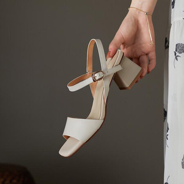 Handcrafted Luxury Leather Women’s Shoes for Elegance(Edfmr6792)