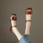 Handcrafted Luxury Leather Women’s Shoes for Elegance(Edfmr6792)