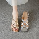 Handcrafted Luxury Leather Women's Shoes with Exquisite Craftsmanship(Edfmr-6595)