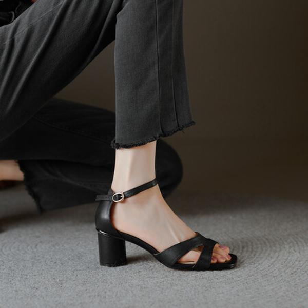 Exquisite Handcrafted Leather Women's Shoes: Luxury Meets Timeless Elegance(Edfmr-6866)