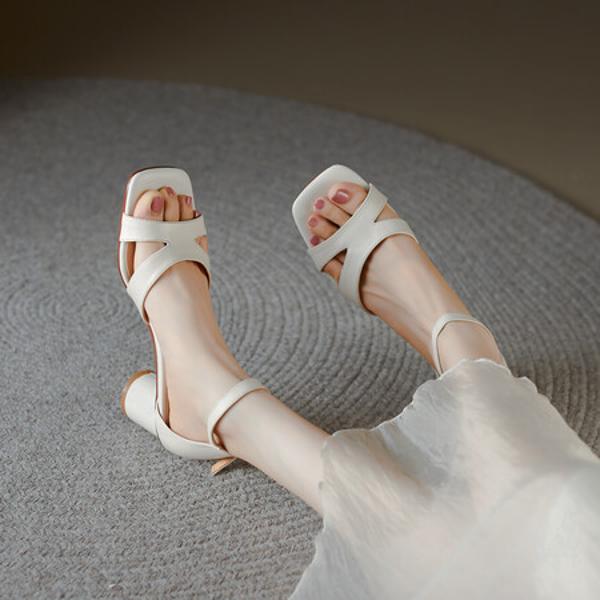 Exquisite Handcrafted Leather Women's Shoes: Luxury Meets Timeless Elegance(Edfmr-6866)