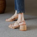 Exquisite Handmade Leather Women's Shoes: Luxury Craftsmanship & Superior Quality(Edfmr6935)