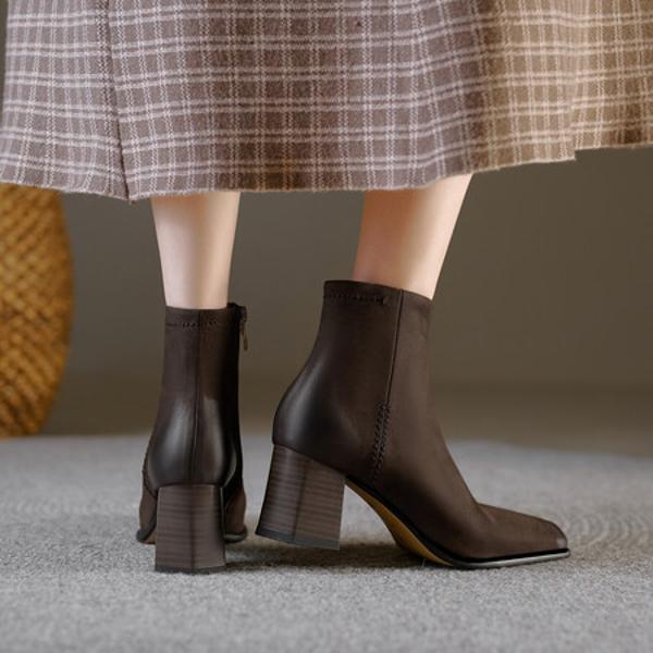 Luxurious Handcrafted Genuine Leather Women's Shoes - Elegance Redefined(Edfmr6855)