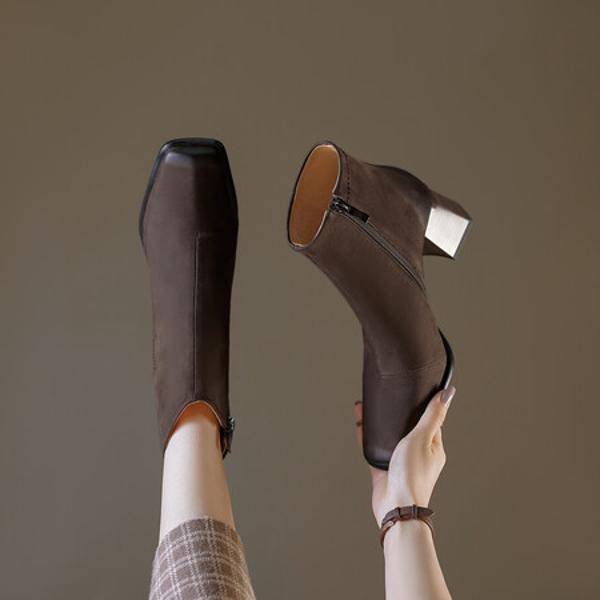 Luxurious Handcrafted Genuine Leather Women's Shoes - Elegance Redefined(Edfmr6855)