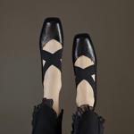 Elegant Handcrafted Genuine Leather Women's Shoes(Edfmr7089)