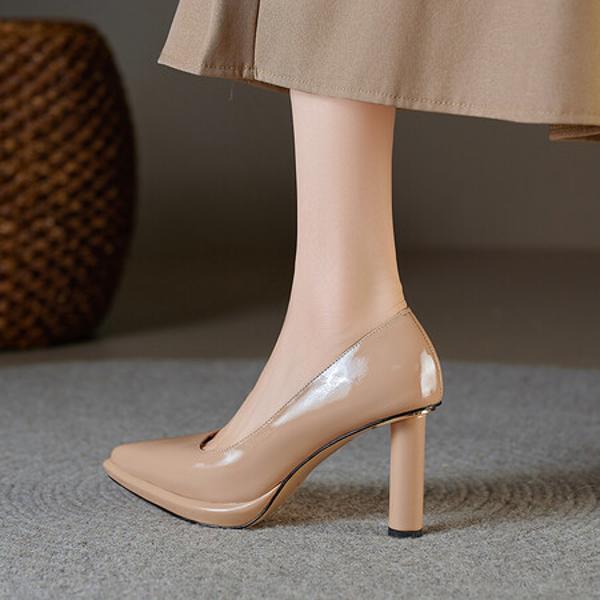 Elegant Handcrafted Luxury Leather Women's Shoes(Edfmr702)