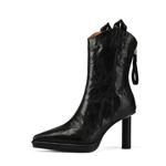 Handcrafted Leather Women's Shoes: Luxurious Quality and Elegance(Edfmr7165)