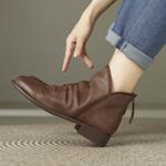 Exquisite Handmade Leather Women's Shoes: Luxury and Elegance Crafted(Edfmr7137)