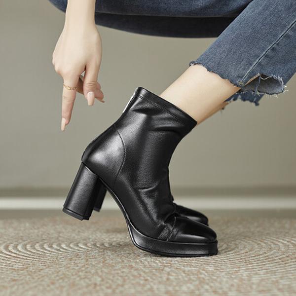 Exquisite Handcrafted Leather Women's Shoes: Luxurious Elegance & Quality Craftsmanship(Edfmr7195)