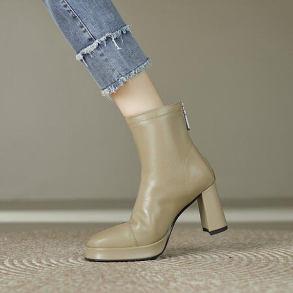 Exquisite Handcrafted Leather Women's Shoes: Luxurious Elegance & Quality Craftsmanship(Edfmr7195)