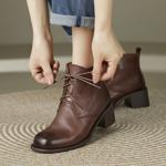 Luxurious Handcrafted Leather Women’s Shoes: Unmatched Elegance(Edfmr7221)