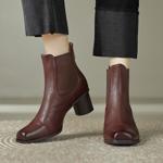 Elegant Artisan Leather Women's Shoes, Luxurious Craftsmanship(Edfmr7230)