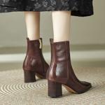 Elegant Handcrafted Leather Women's Shoes - Luxurious Quality(Edfmr6875)