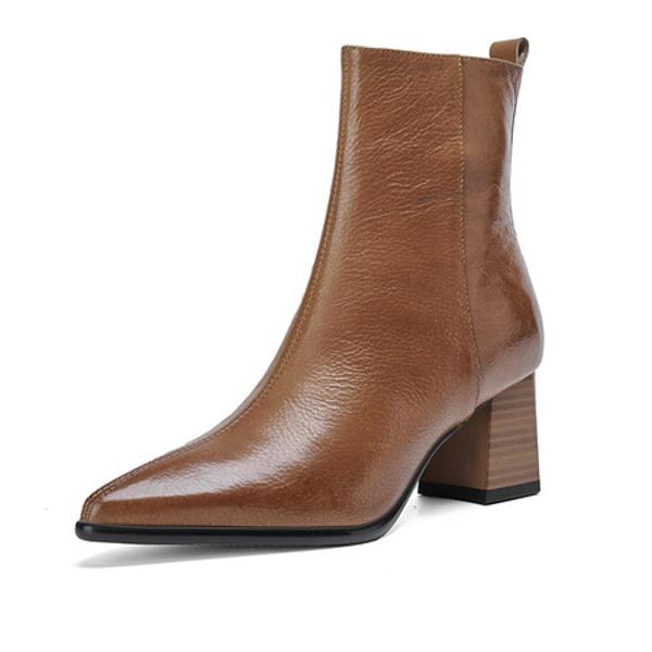 Elegant Handcrafted Leather Women's Shoes - Luxurious Quality(Edfmr6875)