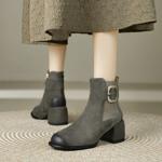 Handcrafted Luxury Leather Women’s Shoes - Elegance Redefined(Edfmr7067)