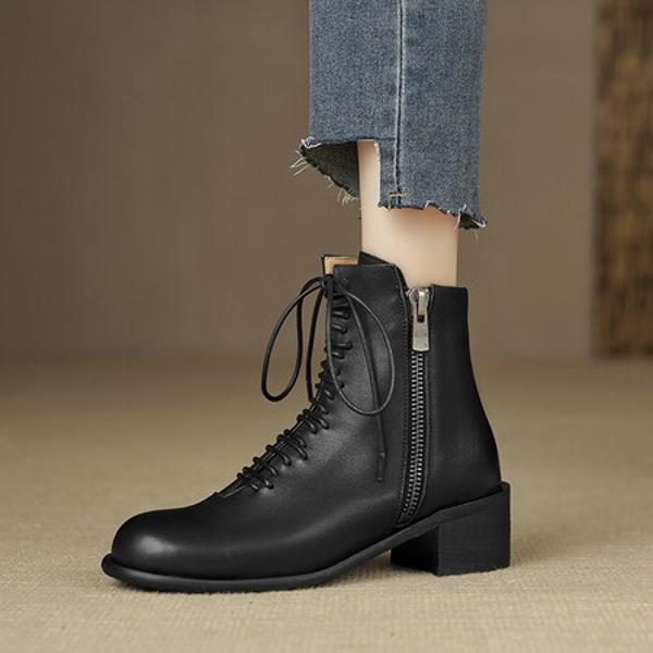 Handcrafted Luxury Leather Women's Shoes: Elegance Defined(Edfmr7225)