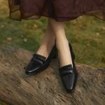 Exquisite Handmade Leather Women's Shoes: Elevate Your Elegance and Luxury(Edfmr7405)