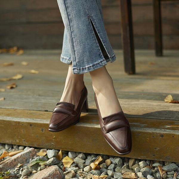 Exquisite Handmade Leather Women's Shoes: Elevate Your Elegance and Luxury(Edfmr7405)