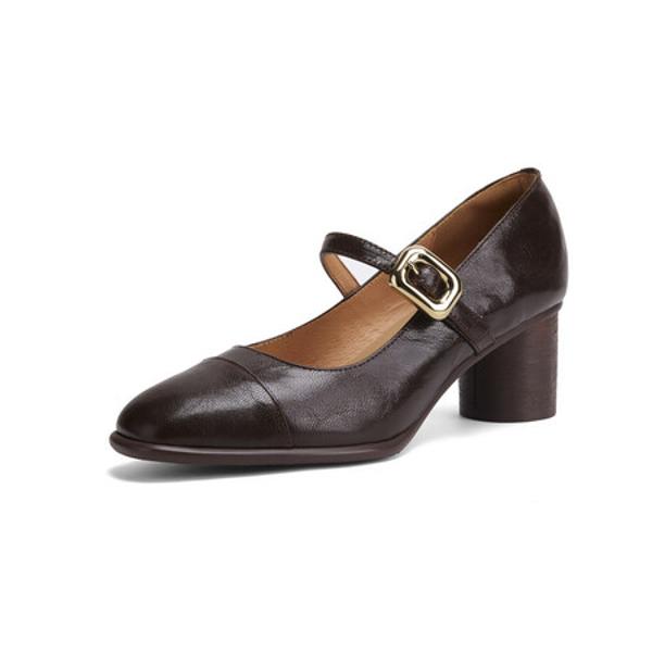 Exquisite Handcrafted Genuine Leather Women’s Shoes - Luxurious Elegance(Edfmr7555)