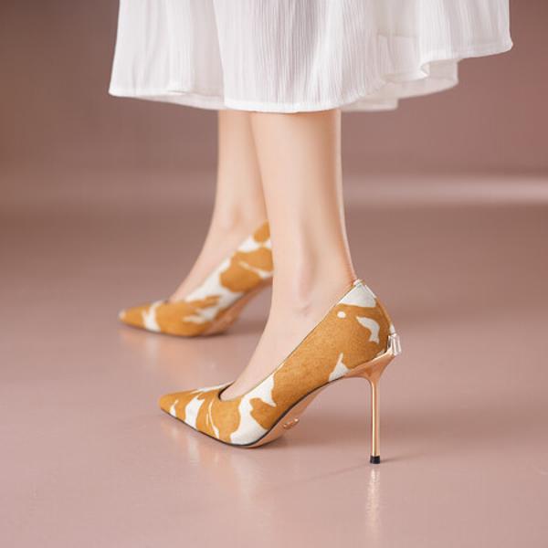 Exquisite Handmade Leather Women's Shoes: Luxury Craftsmanship and Elegance(Edfmr8005)