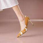 Exquisite Handmade Leather Women's Shoes: Luxury Craftsmanship and Elegance(Edfmr8005)