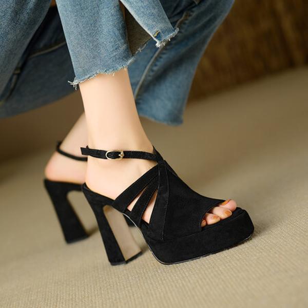 Luxury Handmade Genuine Leather Women's Shoes - Elegance Perfected(Edfmr7693)