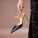 Handcrafted Leather Women's Shoes: Luxury, Elegance, Quality(Edfmr-8020)